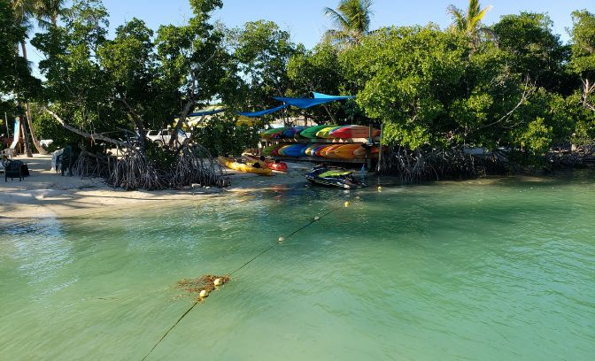 Bootjes bij Key West